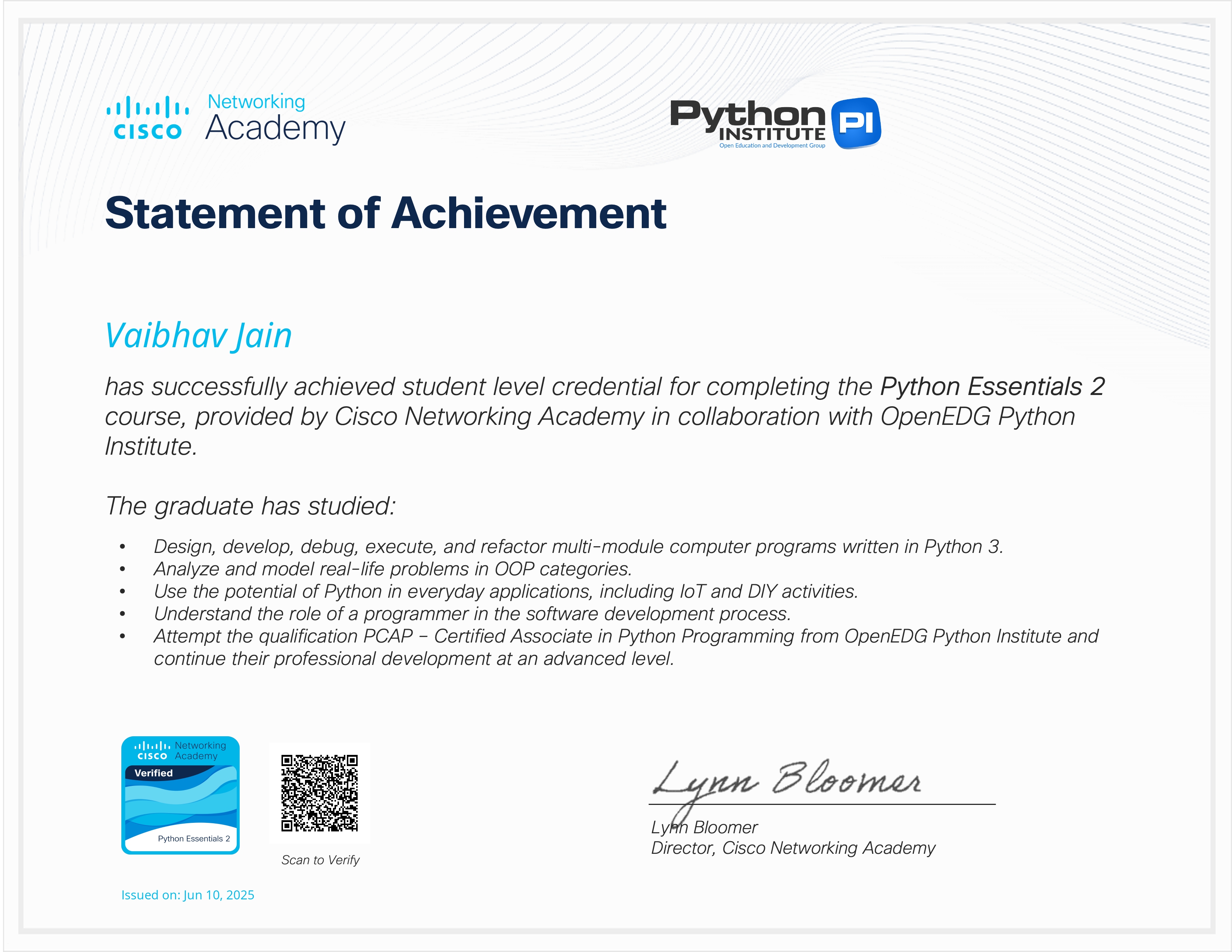 Python Essentials 2